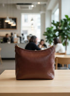 Majestic Chain Satchel- Brown