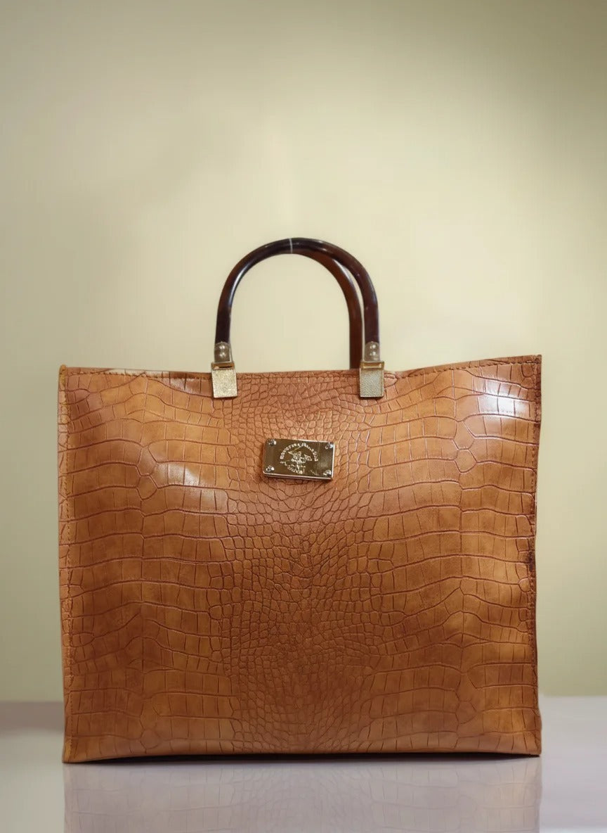 Serenova Handbag- Brown