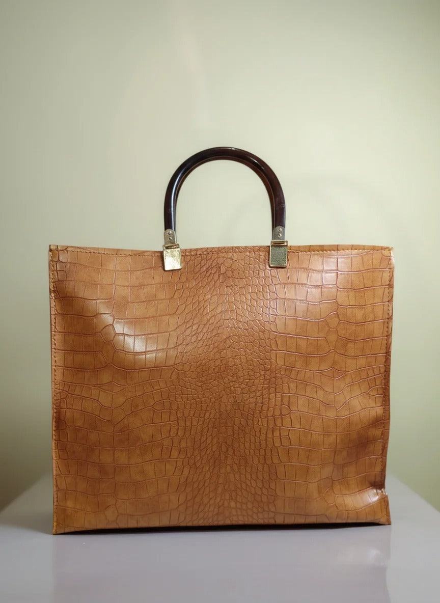 Serenova Handbag- Brown