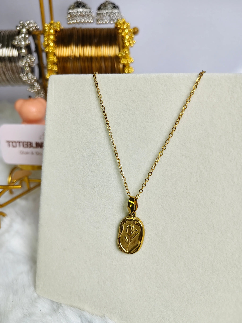 Golden Rose Pendant✨
