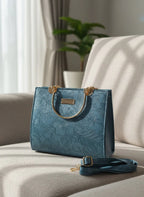 Blossom Belle Handbag- Blue