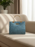 Blossom Belle Handbag- Blue