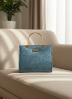 Blossom Belle Handbag- Blue