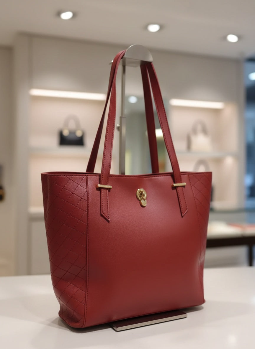 Elegant Totebag - Maroon