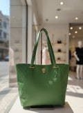 Elegant Tote Bag- Green
