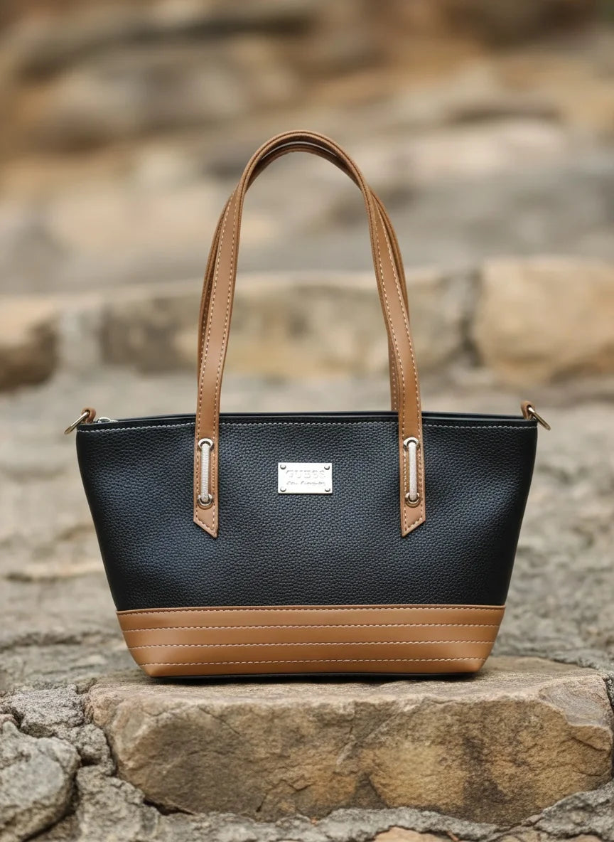 Urban Elegance Tote- Black