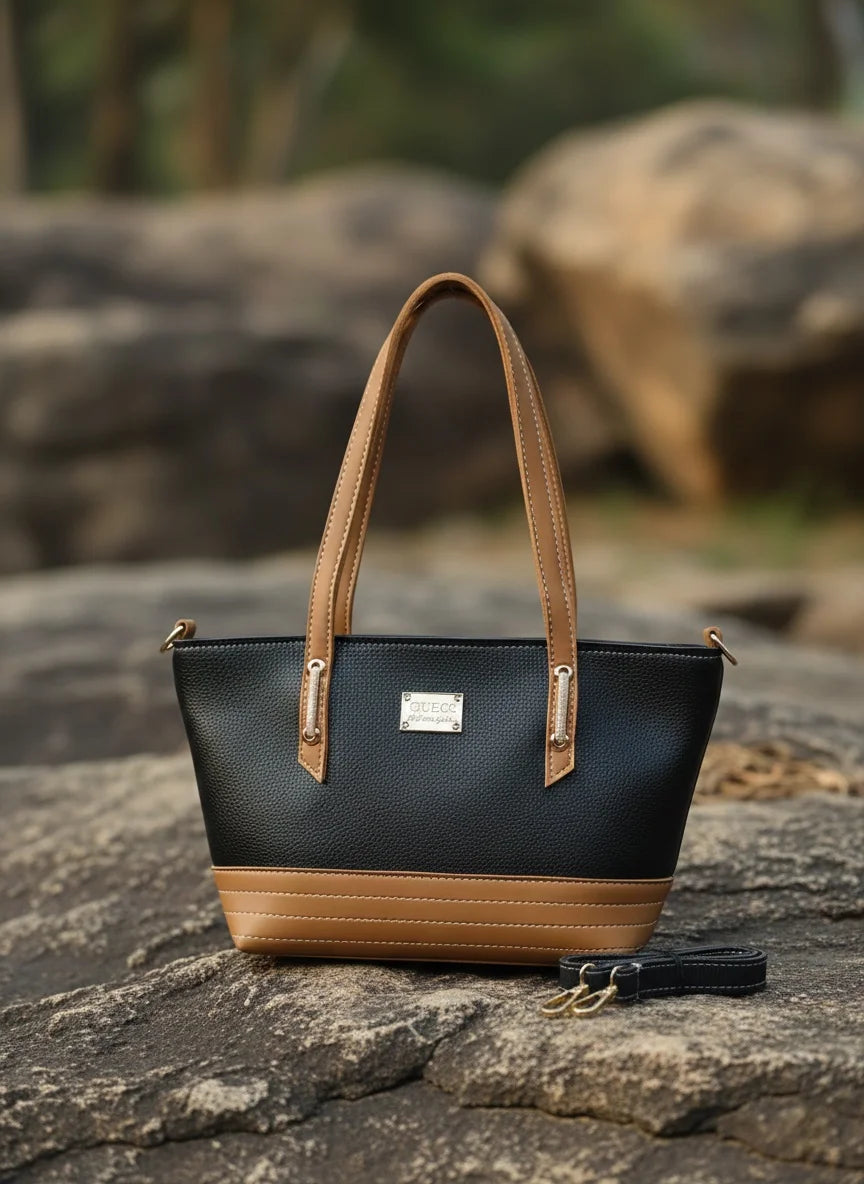 Urban Elegance Tote- Black