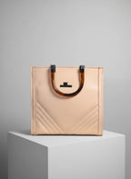 Classic Structured Handbag- Pink