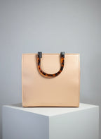Classic Structured Handbag- Pink