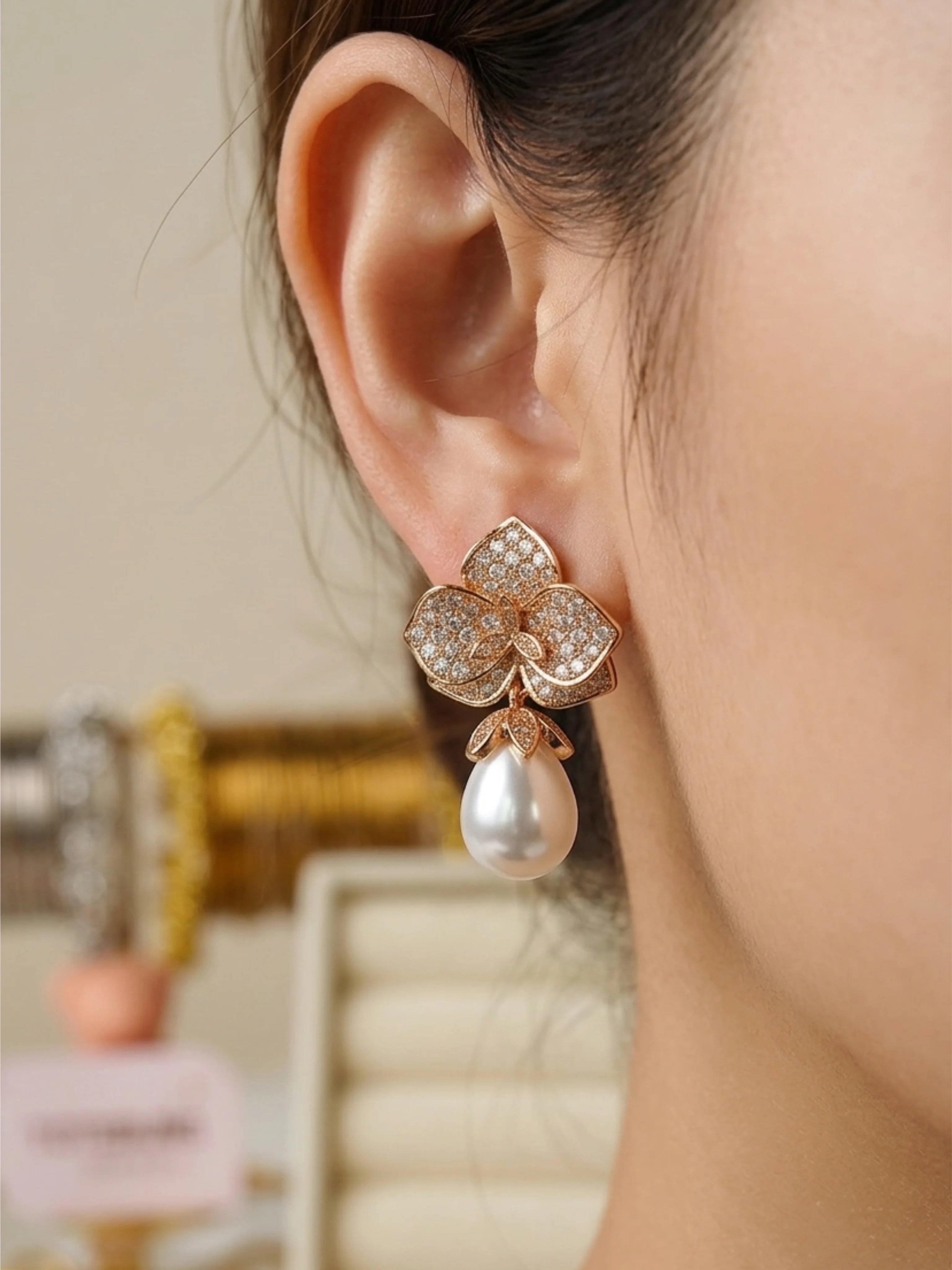 Premium Pearl Drop Earing✨