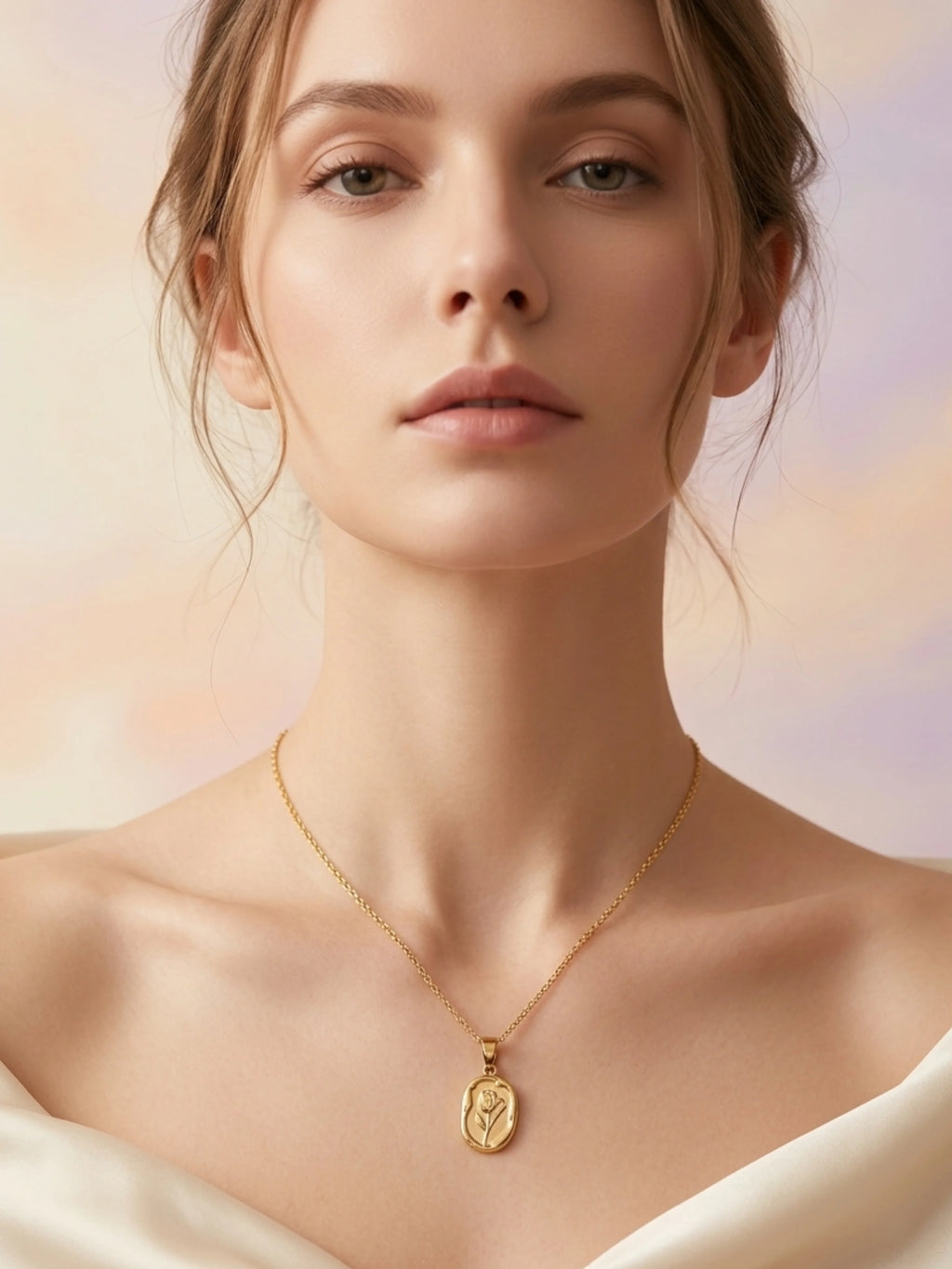 Golden Rose Pendant✨
