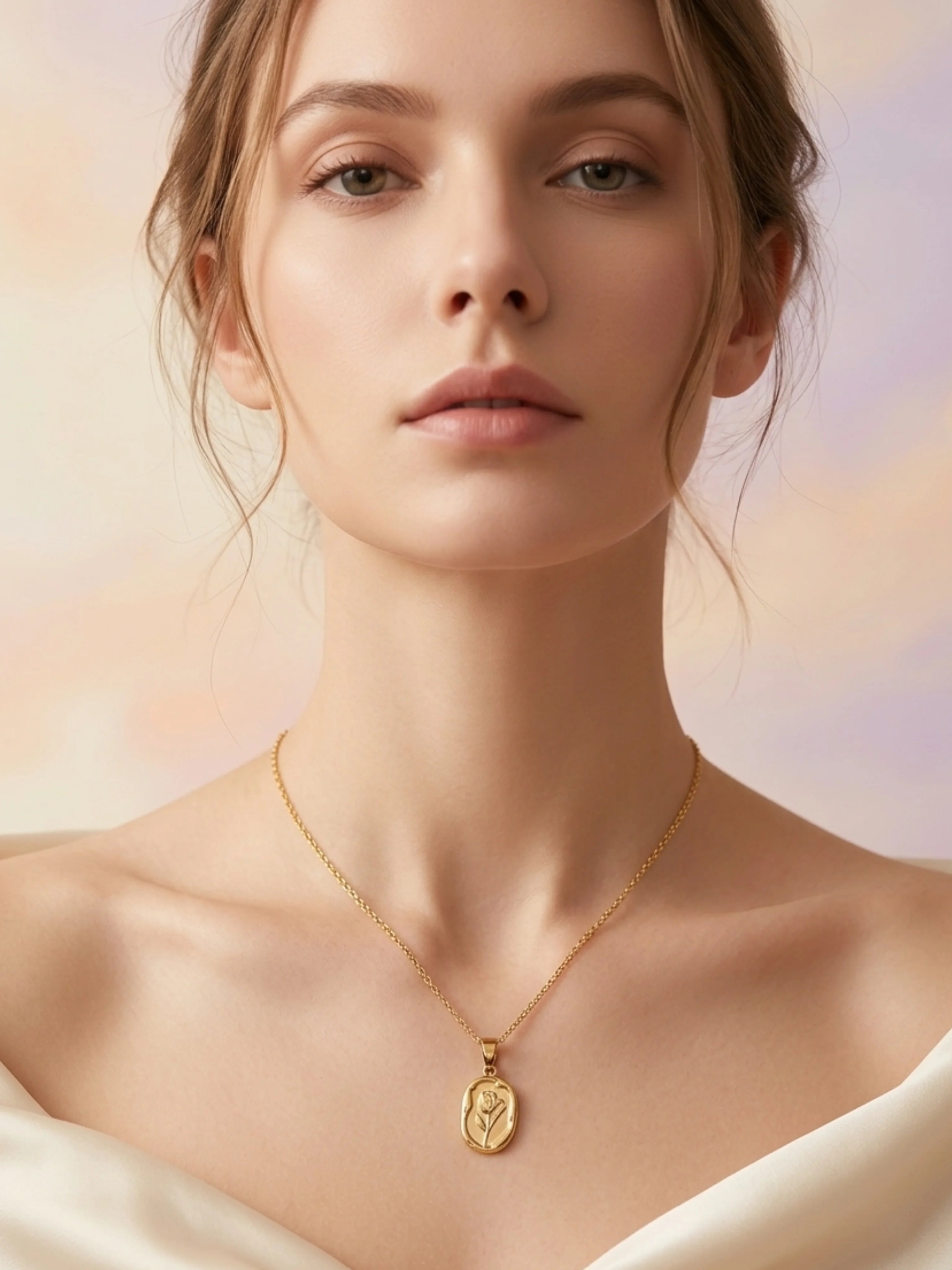 Golden Rose Pendant✨