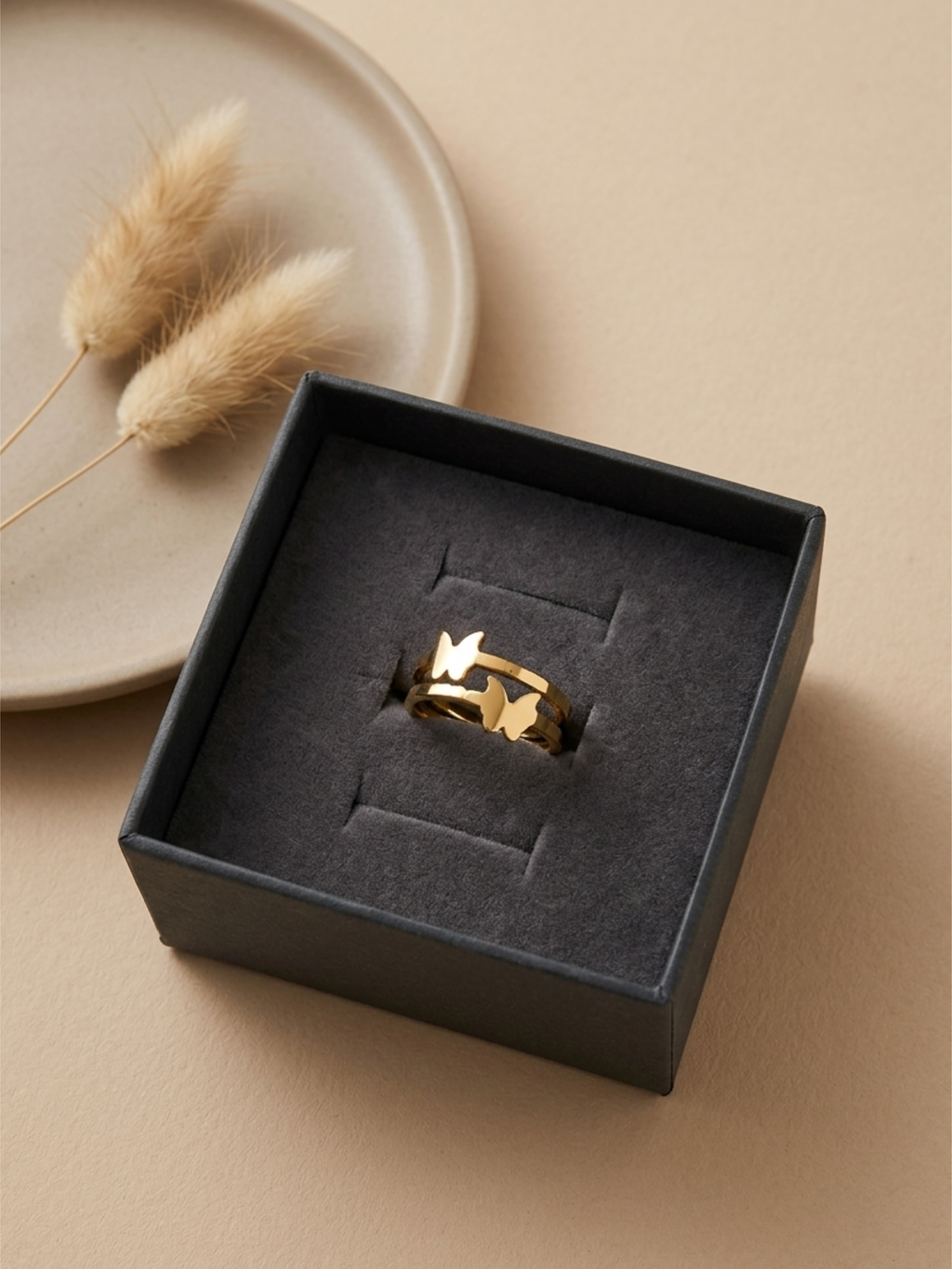 Butterfly Stainless Steel Ring✨