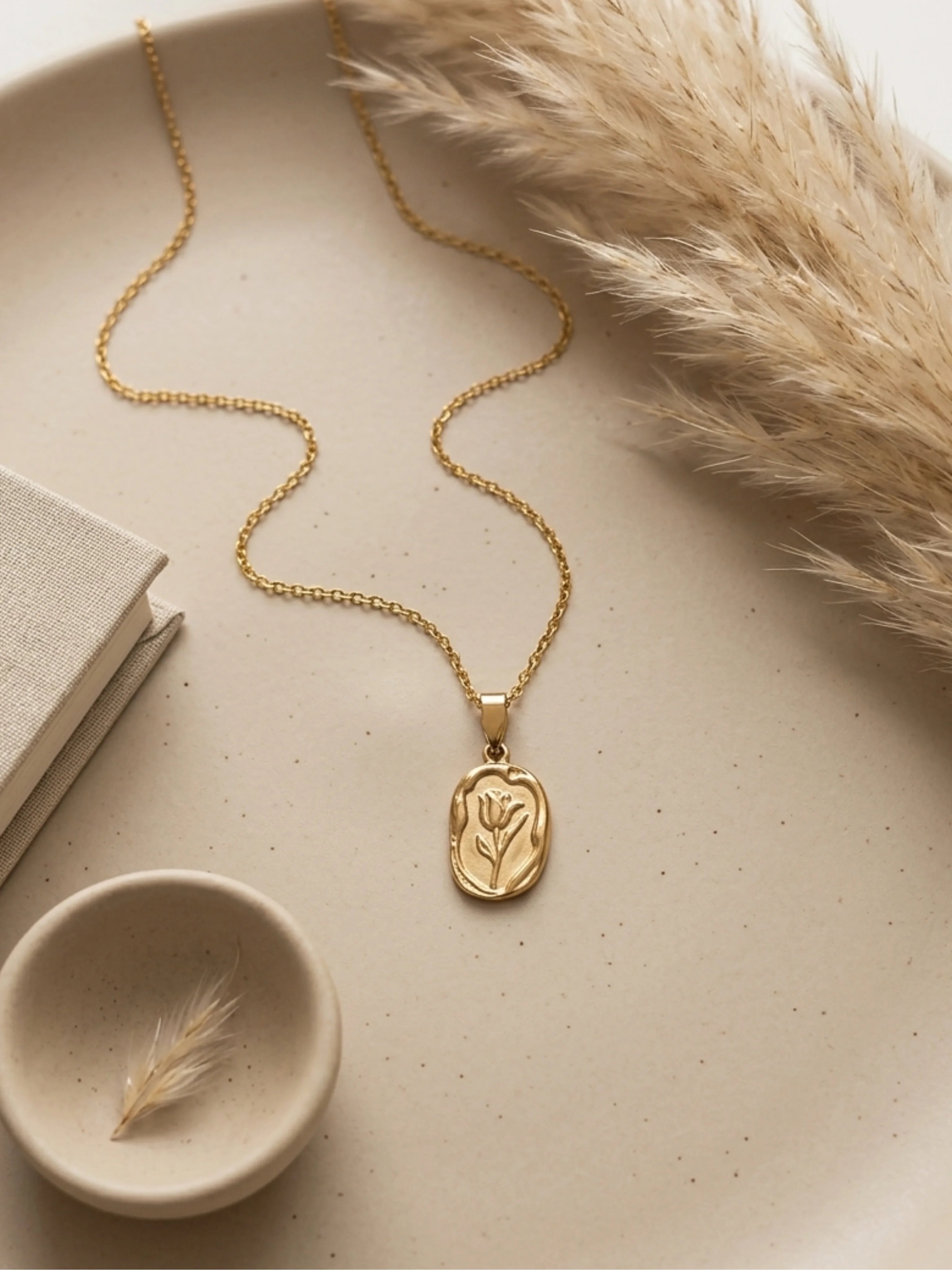 Golden Rose Pendant✨
