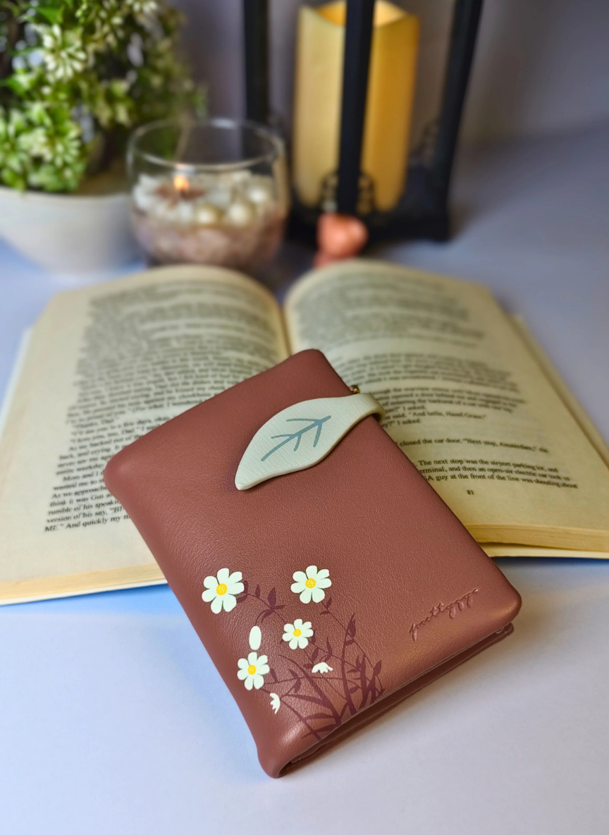 Soft Fern mini wallet - Dust pink