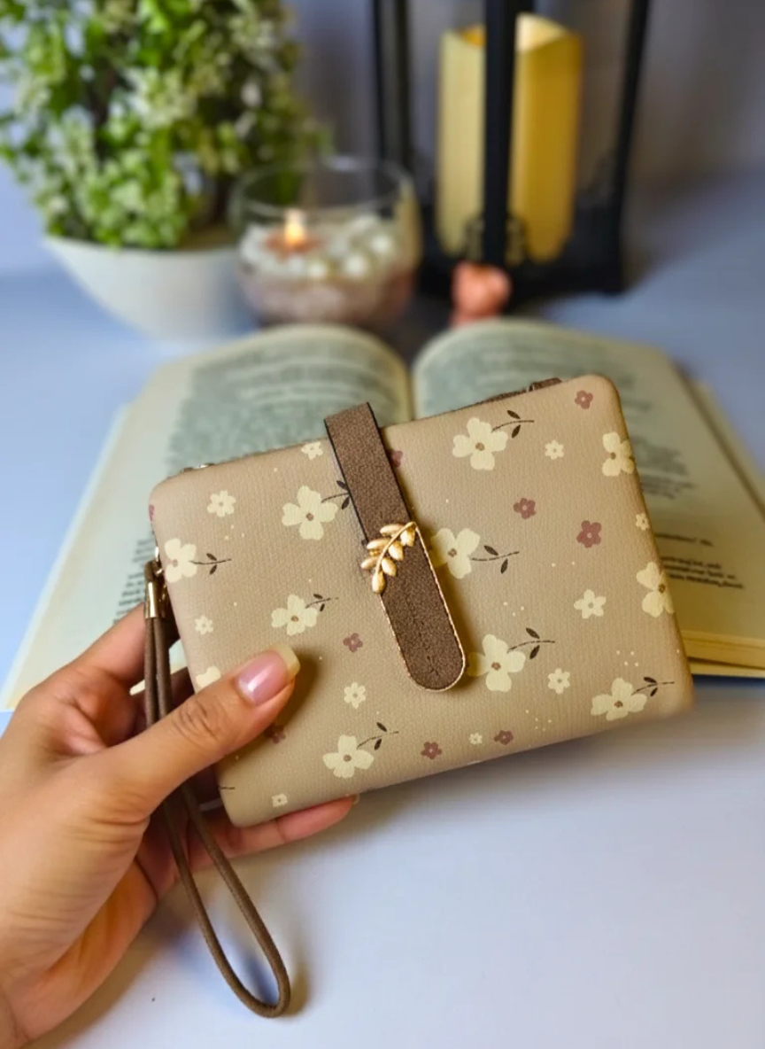 Daisy Dusk mini wallet - Apricot
