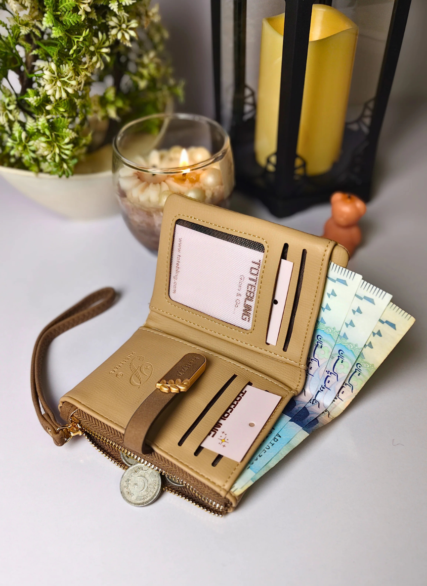 Daisy Dusk mini wallet - Apricot