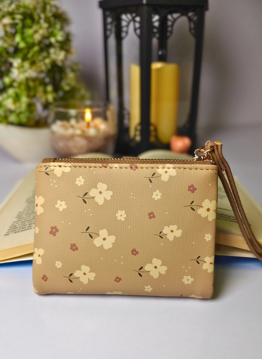 Daisy Dusk mini wallet - Apricot
