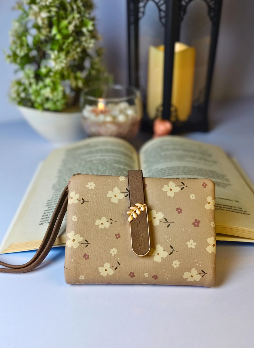 Daisy Dusk mini wallet - Apricot
