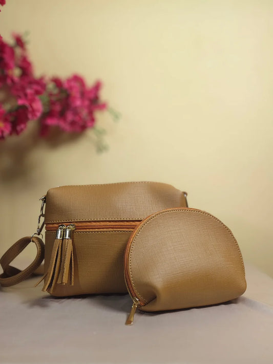 Versatile Tote Bag-set of 3- Brown