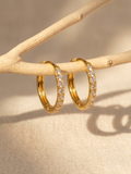 Sparkle Hoops - 21 carat Gold Plated - Hypoallergenic✨