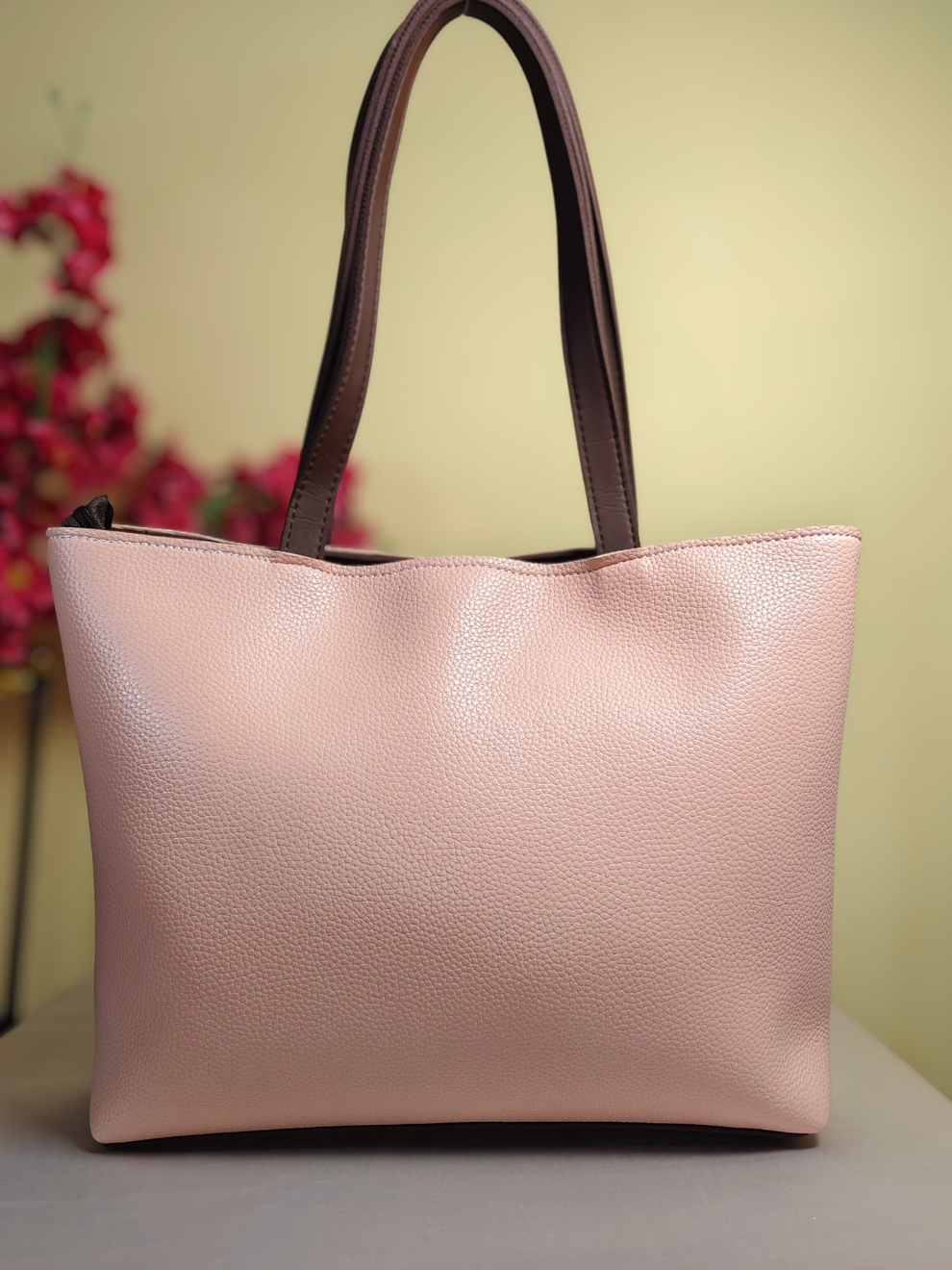 Culture Patch Tote- pink