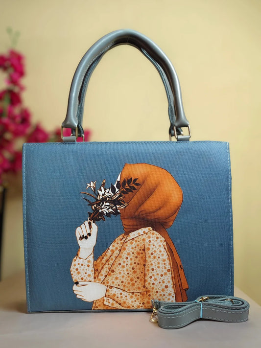 Veil & Bloom Handbag- Grey