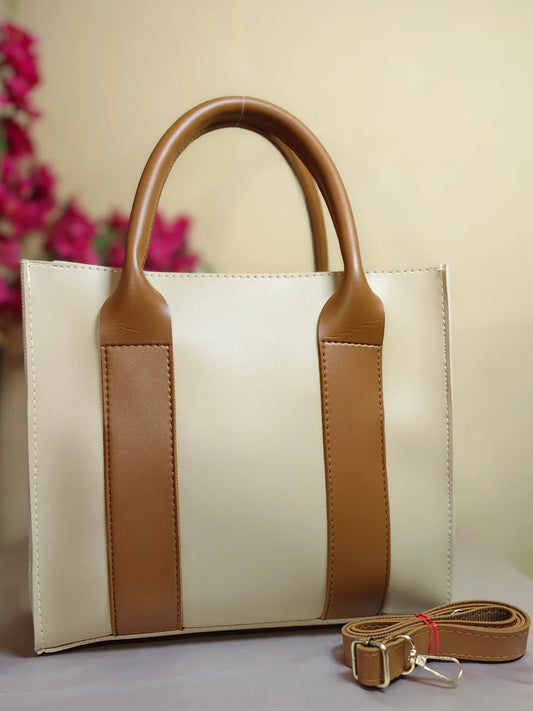 The Elara ToteBag- Beige