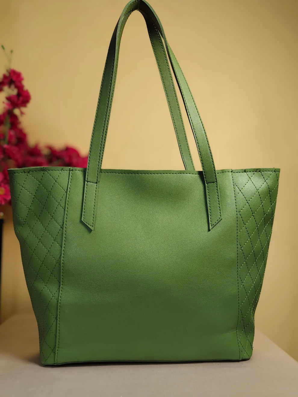 Elegant Tote Bag- Green