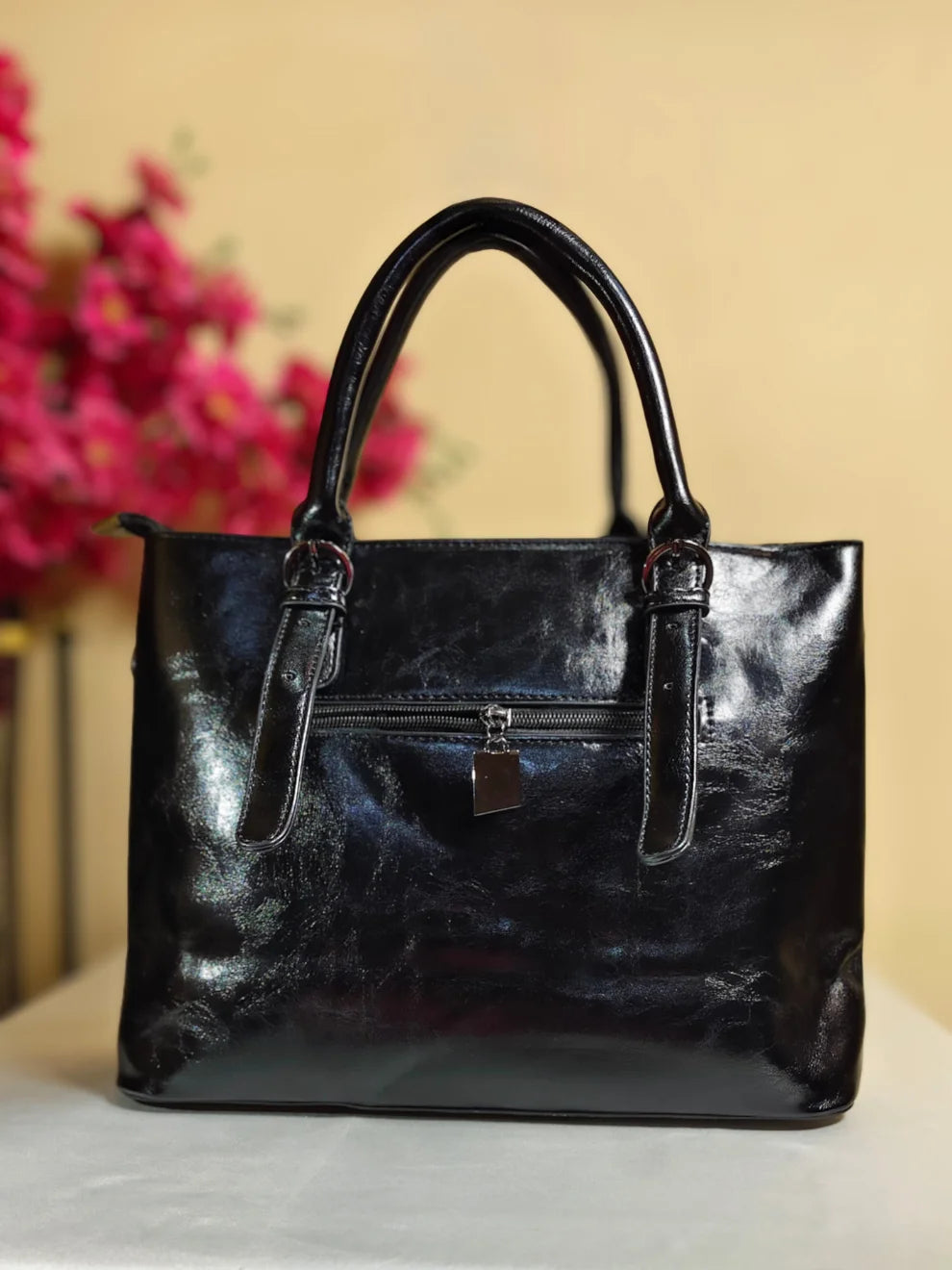 London Night Tote- Black