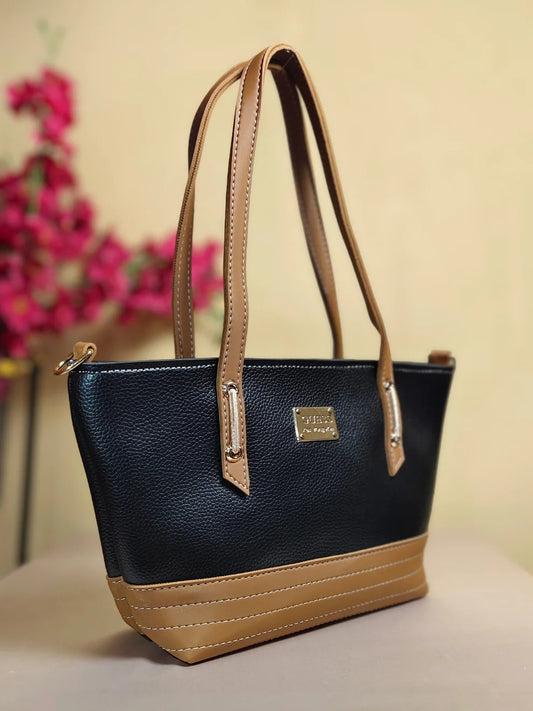 Urban Elegance Tote- Black