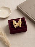 Stainless Steel Large Butterfly Ring