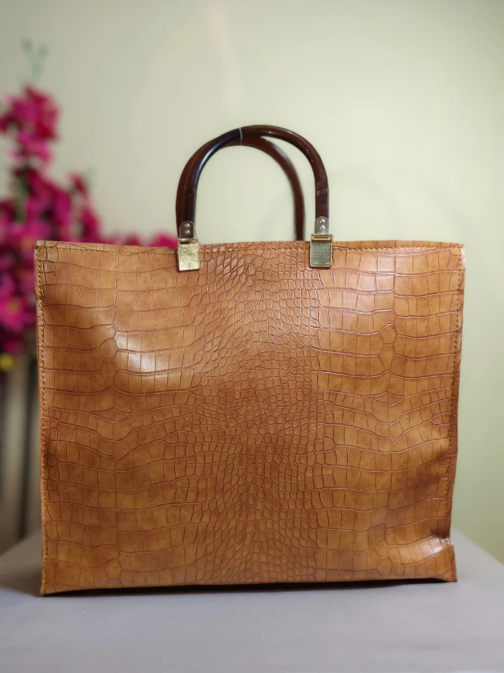 Serenova Handbag- Brown