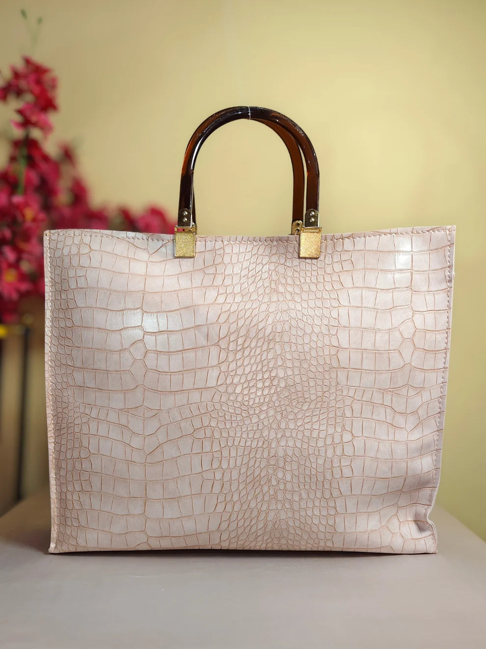Serenova Handbag-Pink