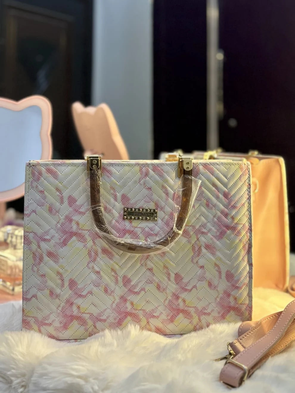 Petal Drift Handbag- Pink