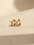 Dot Studs - 21 Carat Gold Plated - Hypoallergenic✨